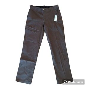 Simple Pants Mens Size Medium Chino Brown Casual Drawstring Elastic